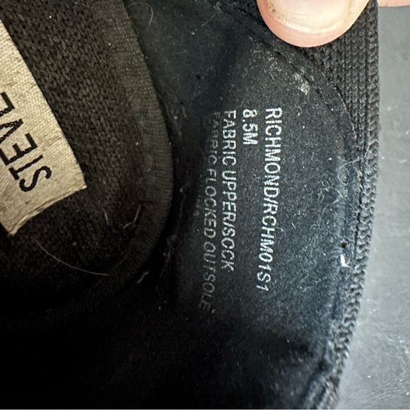 Steve Madden Women's Black Knit Mary Jane Ballet Flat Buckle Closure Size 8.5 - Picture 9 of 9